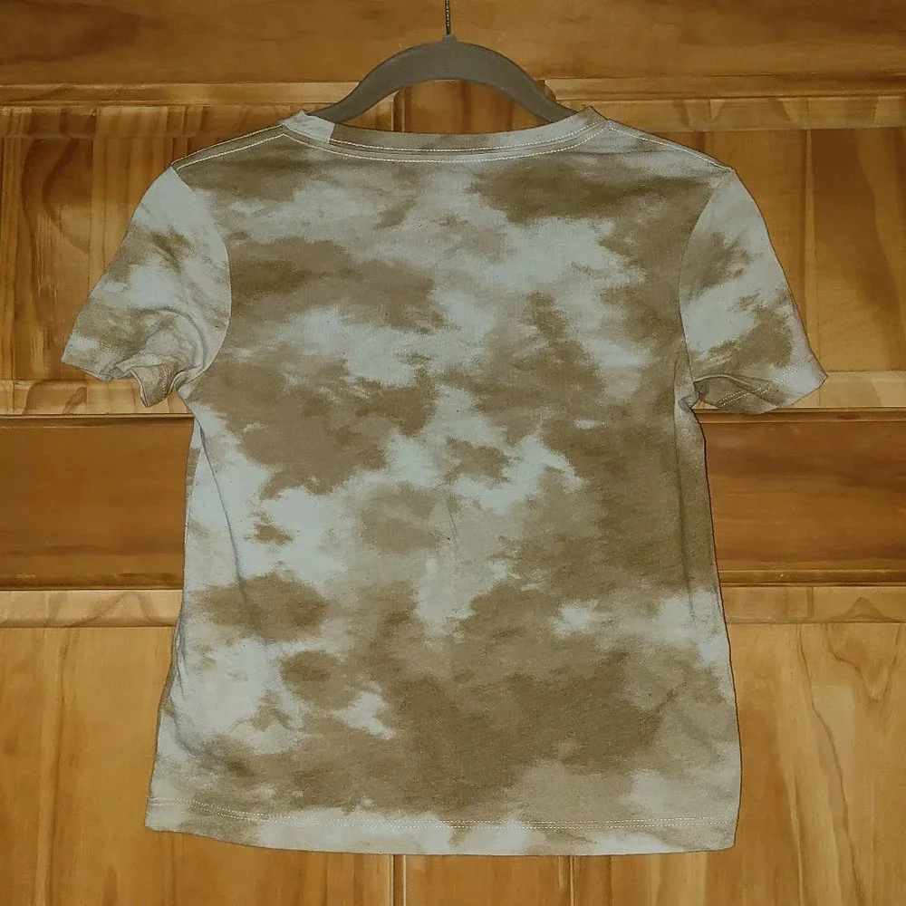 5/$20 Boys Old Navy Tan Camo Short Sleeve T Shirt